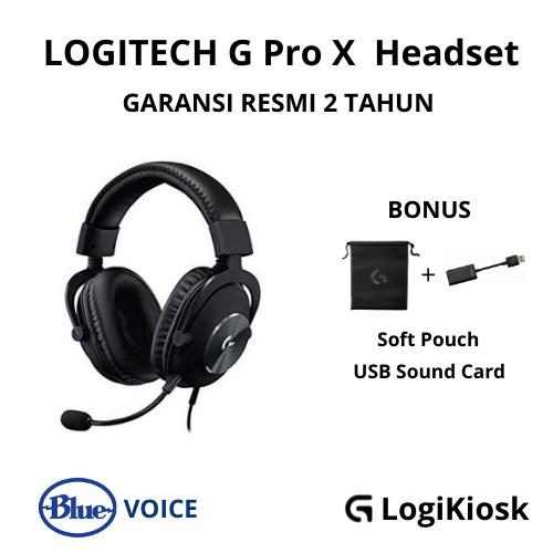LOGITECH G PRO X GAMING HS With External USB Sound Card Featuring