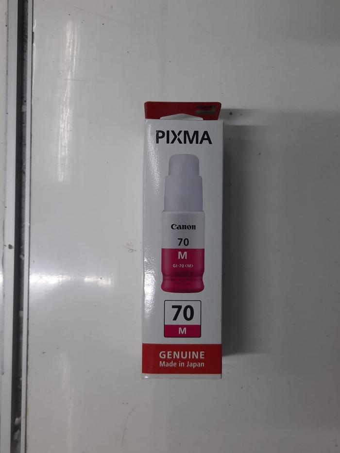 Gambar Tinta Canon GI-70 C M Y Ink Bottle Yellow Original Datascrip - Merah dari ISPRATAMA undefined Tokopedia