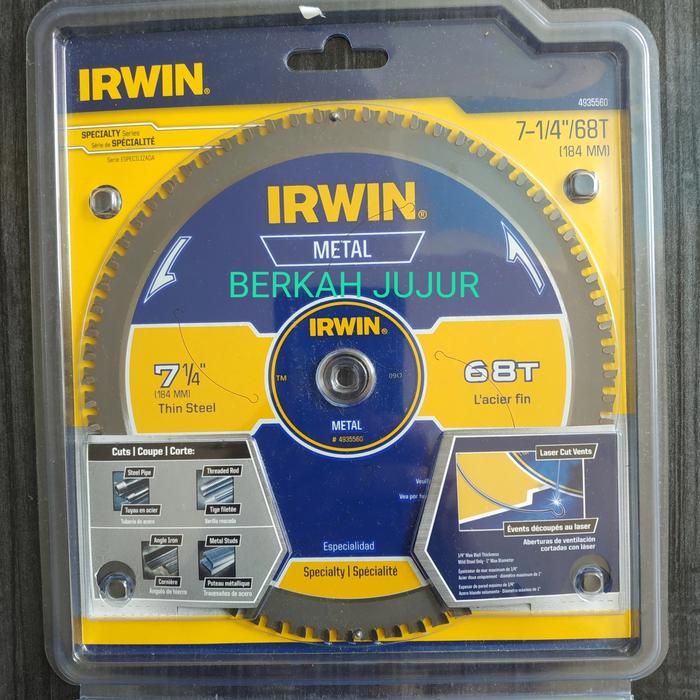 Irwin 7-1/4 Inch Saw Blade Irwin 7-1/4 Inch Metal Cutting Circular Saw ...