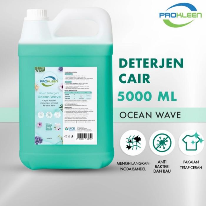 Gambar Prokleen Deterjen Cair Laundry Premium Detergent 5 L Gosend / Grab - Ocean Wave dari dickymon market tokopedia undefined Tokopedia