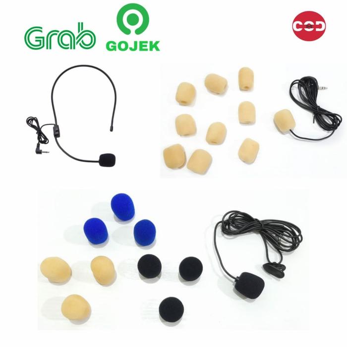 Gambar Busa mic boya clip on by M1kecil - foam microphone Boya By M1 Lavalier - Hitam37x20x6mm dari LKKSTORE undefined 3 Tokopedia