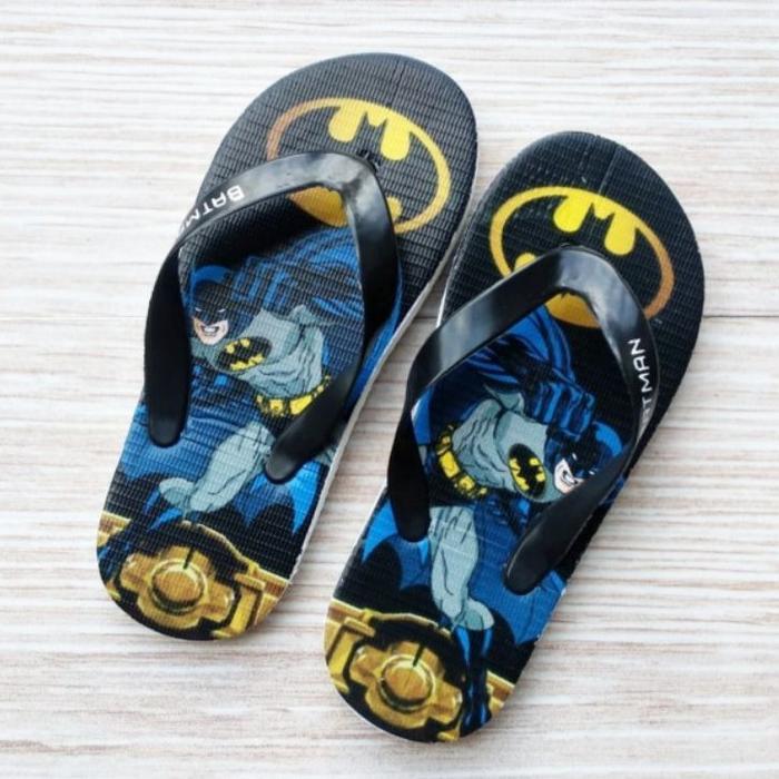 Sandal Jepit Anak laki laki BATMAN Sendal jepit cowo 26