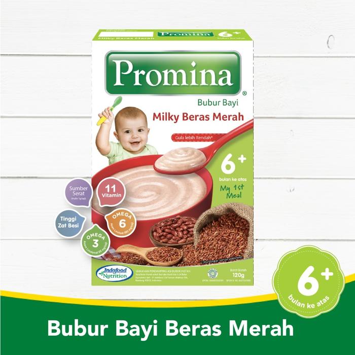 Gambar Promina Bubur Cereal All Variant 120gr - Bubur Bayi - Kacang Hijau dari URBAN BABYSHOP undefined 3 Tokopedia