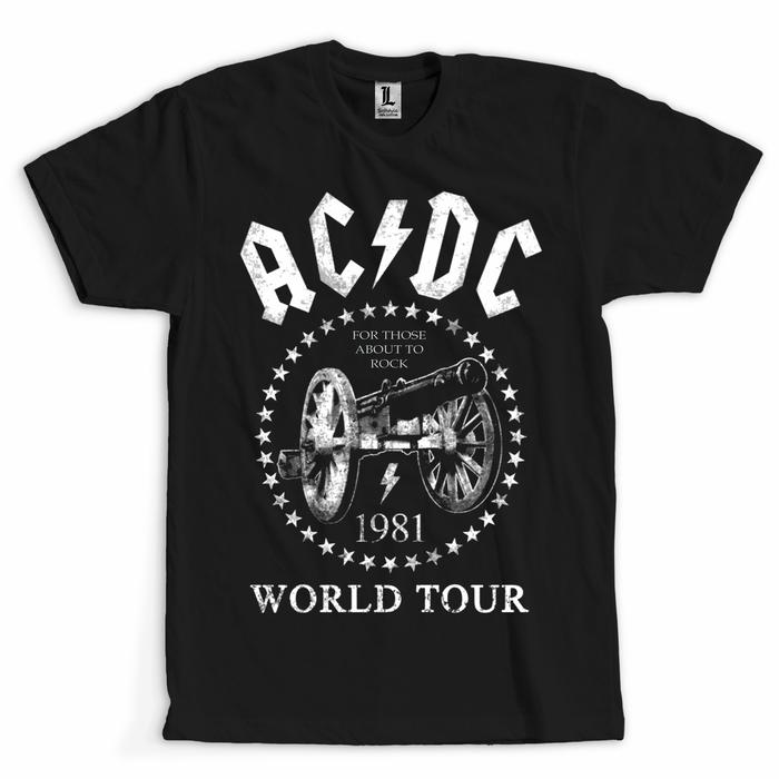 KAOS BAND ACDC WORLD TOUR 1980 H127 KAOS BAND ROCK KAOS MUSIK S