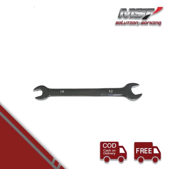 Gambar MST Kunci Pas-pas Satuan Double Open End Wrench - 10x12mm dari MST TOOLS Kota Administrasi Jakarta Barat Tokopedia
