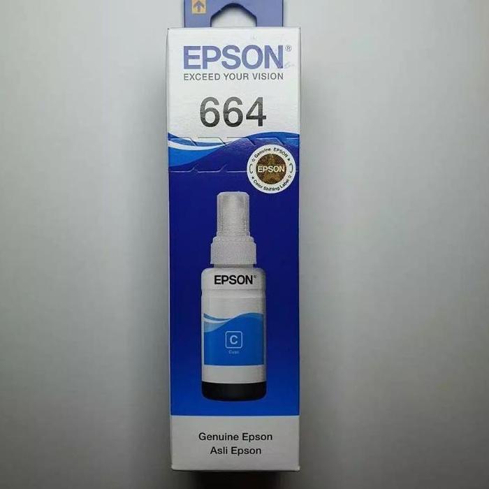 Gambar Tinta Printer Epson 664 ORIGINAL - Biru dari MakeYourStore undefined Tokopedia