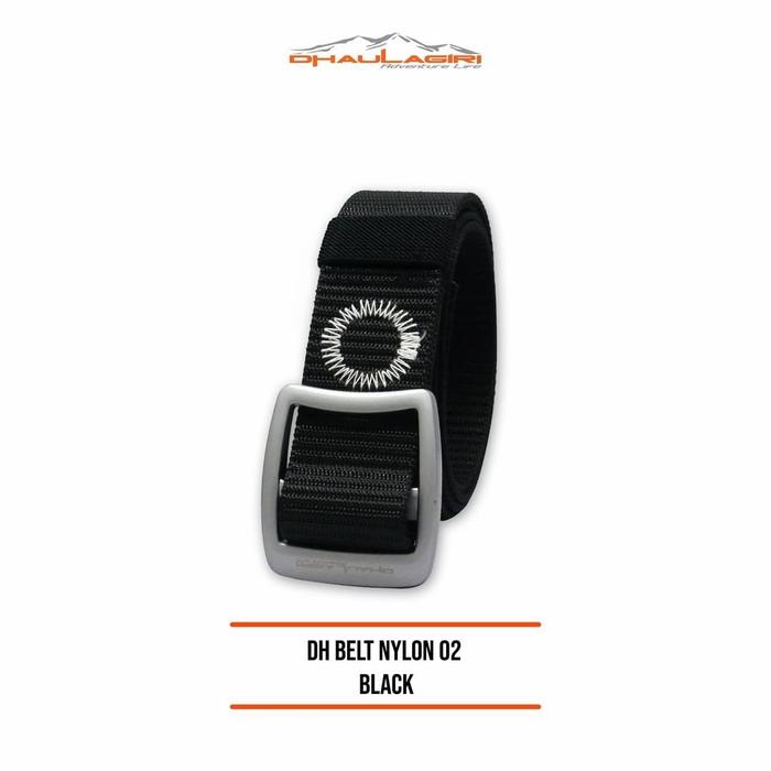 Gambar SABUK IKAT PINGGANG GESPER DHAULAGIRI BELT NYLON 02 ORIGINAL - Hitam dari Moonlight Outdoor undefined Tokopedia