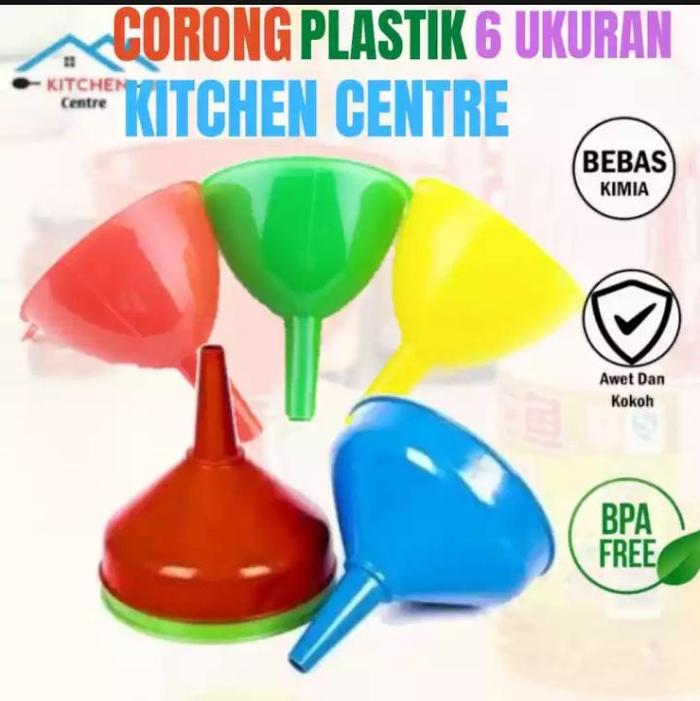 Gambar Corong Plastik Corong Plastik Besar Corong Minyak / Air Plastik UK 20 - diameter6,5 dari KitchenCentre67_NEW undefined Tokopedia