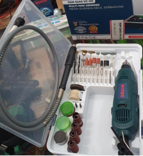Gambar Mesin Bor Lurus Mini Die Grinder Tuner Gerinda Bitec SGM 3240 VC-OS dari Daily Tools 20 undefined Tokopedia