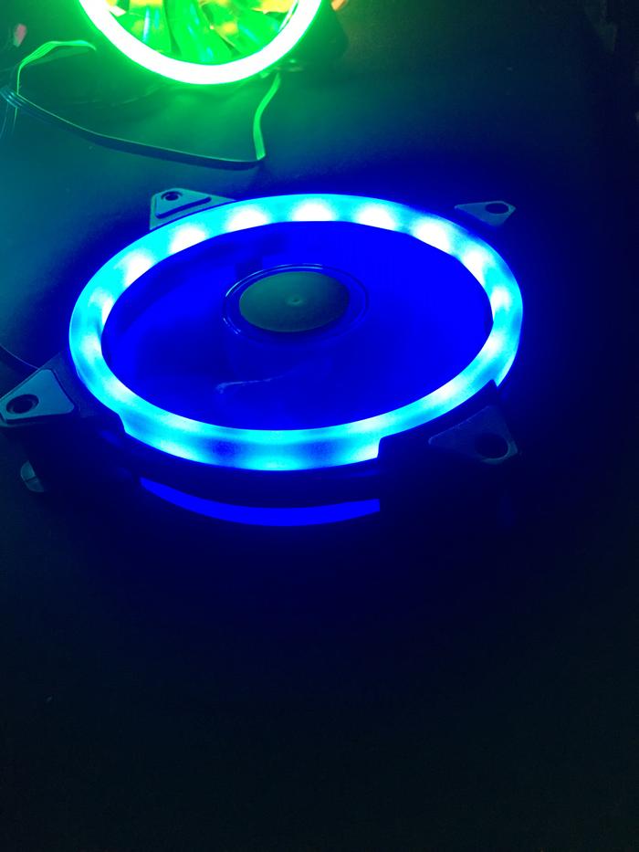 Gambar FAN CASING XBT 112 DOUBLE RING / FAN COOLER CPU 12CM - Biru dari LOKUI STORE undefined Tokopedia