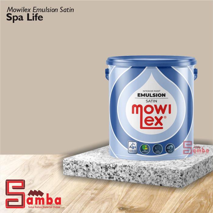 Gambar MOWILEX EMULSION SATIN - SPA LIFE 2,5 LTR / CAT ANTI BAKTERI dari SAMBA undefined Tokopedia