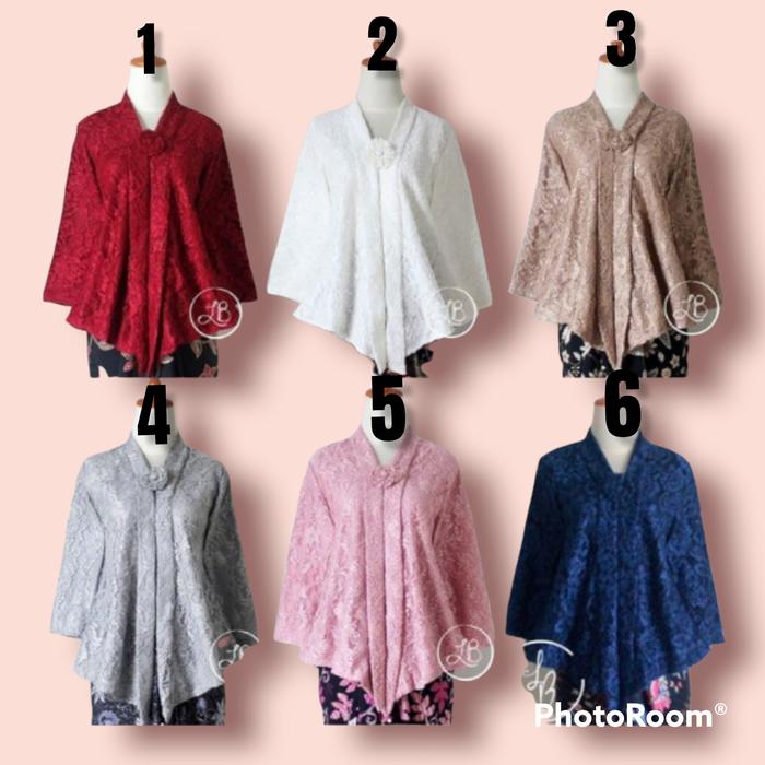 Gambar kebaya brukat atasan kartini - 5, L dari renil kebaya undefined Tokopedia