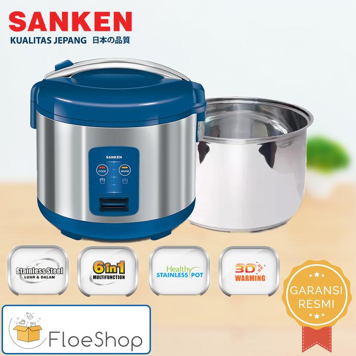 Gambar Magic Com Rice Cooker Plus Sanken 1.8 Liter - SJ-2000 M dari Floeshop undefined Tokopedia