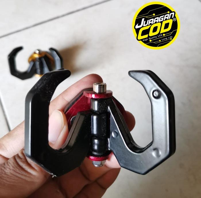 Gambar Gantungan Barang 2 pengait universal motor solid murah berkualitas - List merah dari juragancod official undefined Tokopedia
