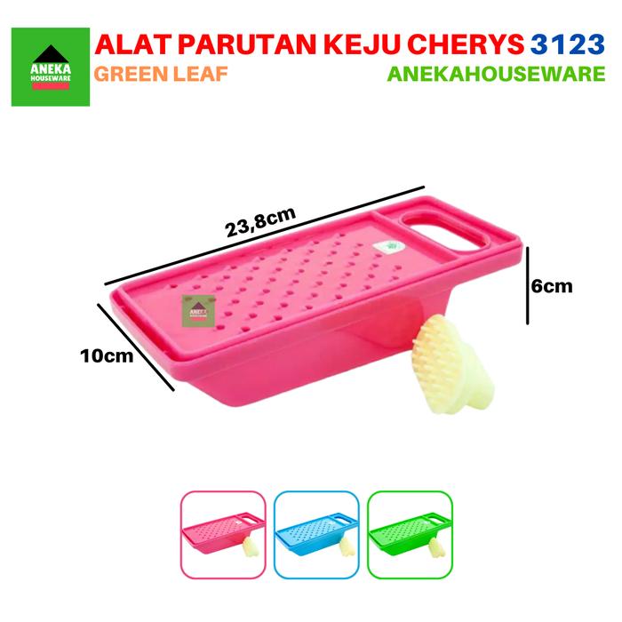 Gambar Parutan Keju Plastik Cherys 3123 Greenleaf - Merah Muda dari Aneka Houseware undefined Tokopedia