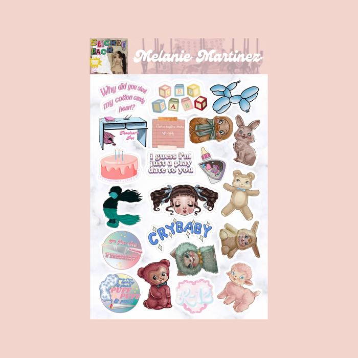 Gambar Melanie Martinez Sticker Pack - 1, Mini (3cm) dari Sleeklamia undefined Tokopedia