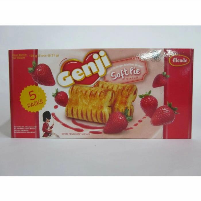 Gambar Monde genji soft pie strowberry 105gr 5pack dari Fera shop17 undefined Tokopedia