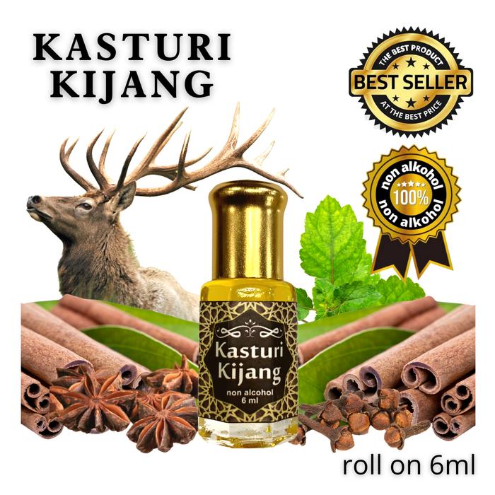 Gambar PARFUM KASTURI KIJANG MINYAK SHOLAT BIBIT MURNI ASLI NON ALKOHOL - 6 ML dari white online shop undefined Tokopedia