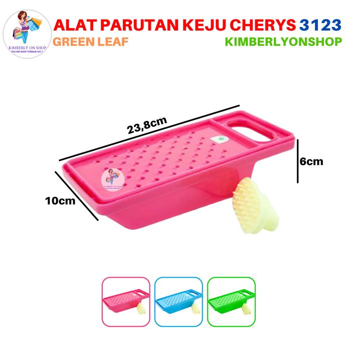 Gambar Parutan Keju Plastik Cherys 3123 Greenleaf - Merah Muda dari KimberlyOnShop undefined Tokopedia