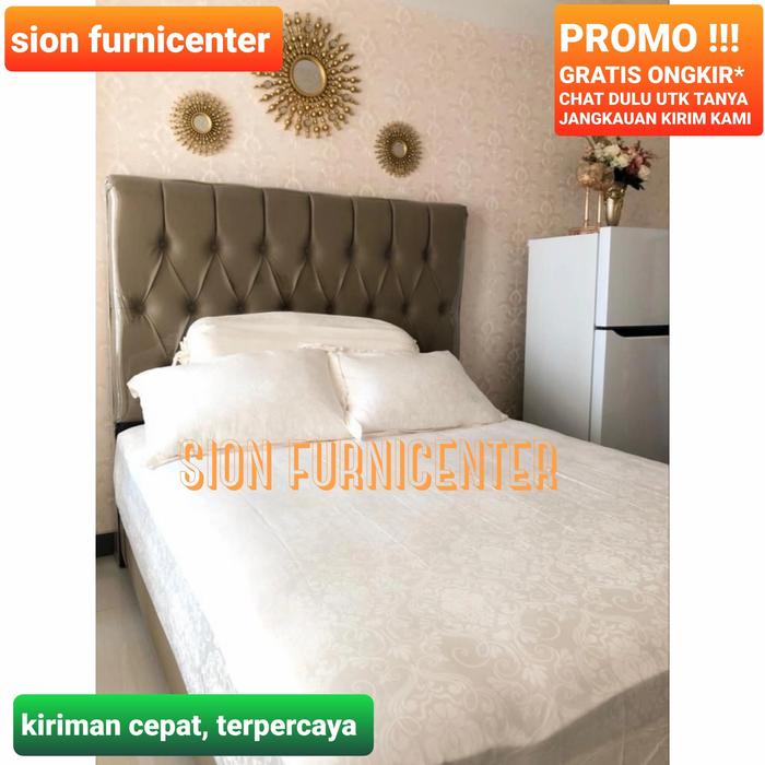 Gambar ranjang ukuran 180 / tempat tidur ukuran 180 / bed ukuran 180 - model C dari Sion furnicenter undefined Tokopedia
