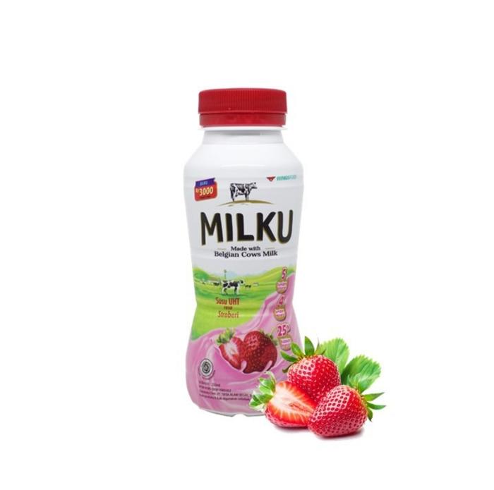 Gambar Susu Milku Coklat Strwaberry 200ml Paket isi 5pcs - Strawberi dari BLUE A SHOP undefined 5 Tokopedia