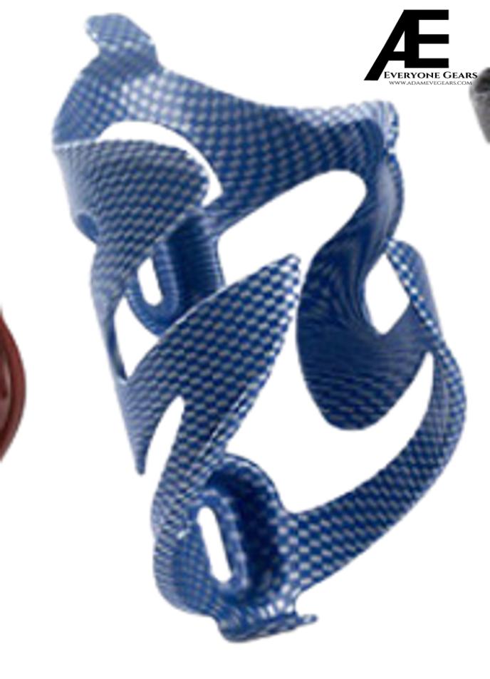 Gambar HOLDER TEMPAT BOTOL MINUM SEPEDA LIPAT MTB ROADBIKE BOTTLE CAGE LIGHT - BLUE dari Adam Eve Gears undefined Tokopedia