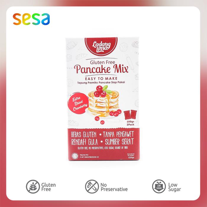 Gambar Pancake Mix Ladang Lima 220 g dari Sesa Indonesia_NEW undefined Tokopedia