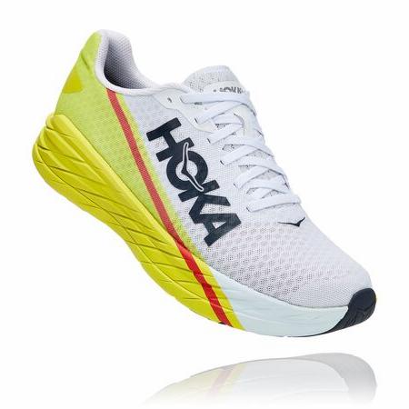 Gambar Hoka One One Rocket X Unisex Road Running - White / Evening Primrose - 38 dari idsportcenter x tokopedia undefined Tokopedia