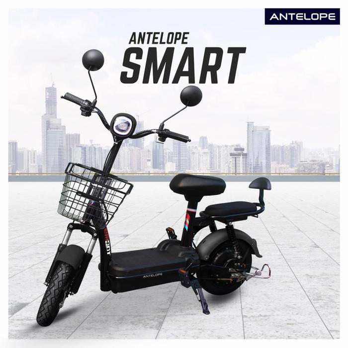 Gambar Sepeda Listrik Antelope Smart - Hitam dari Blinking EV undefined Tokopedia