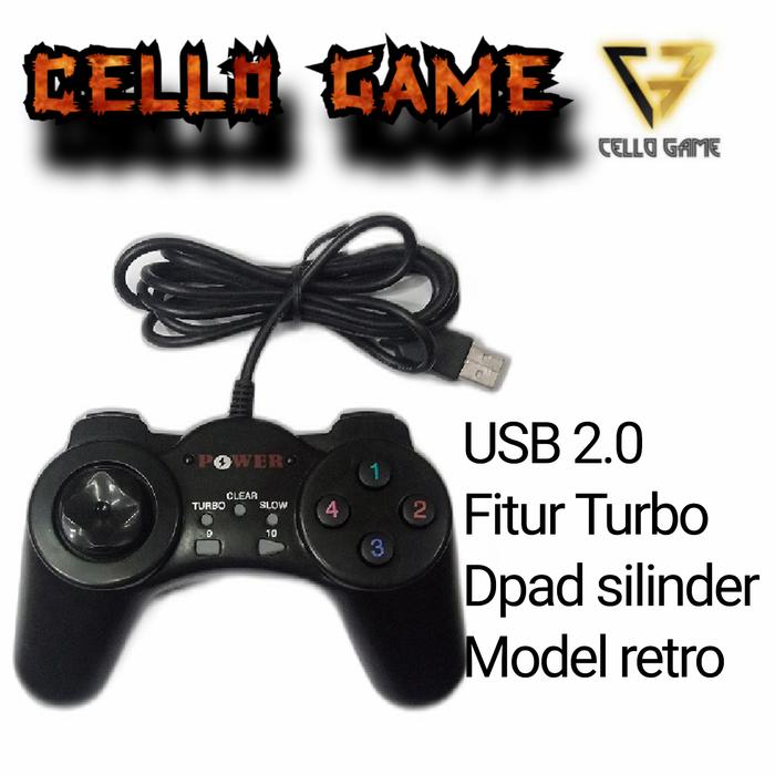 Gambar STIK PC/LAPTOP USB SINGLE GAMEPAD STICK GAME PAD CONTROLLER - TURBO BIRU dari CELLO GAME undefined 4 Tokopedia
