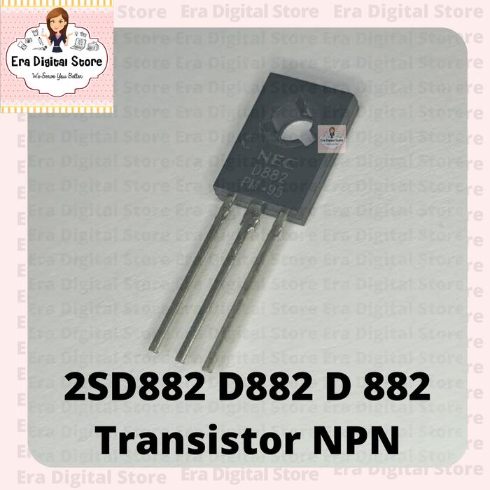 Gambar Transistor NPN 2SD882 D882 D 882 dari EraDigitalStore undefined Tokopedia