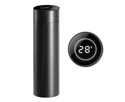 Gambar Thermos Kopi / Smart Coffee Tumbler / Thermos Vacuum Stainless Steel - Hitam dari Aneka Market Store Tangerang undefined Tokopedia
