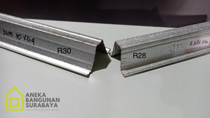 Gambar Reng galvalum baja ringan | Reng baja hollow - R28x40 dari Aneka Bangunan Surabaya undefined Tokopedia