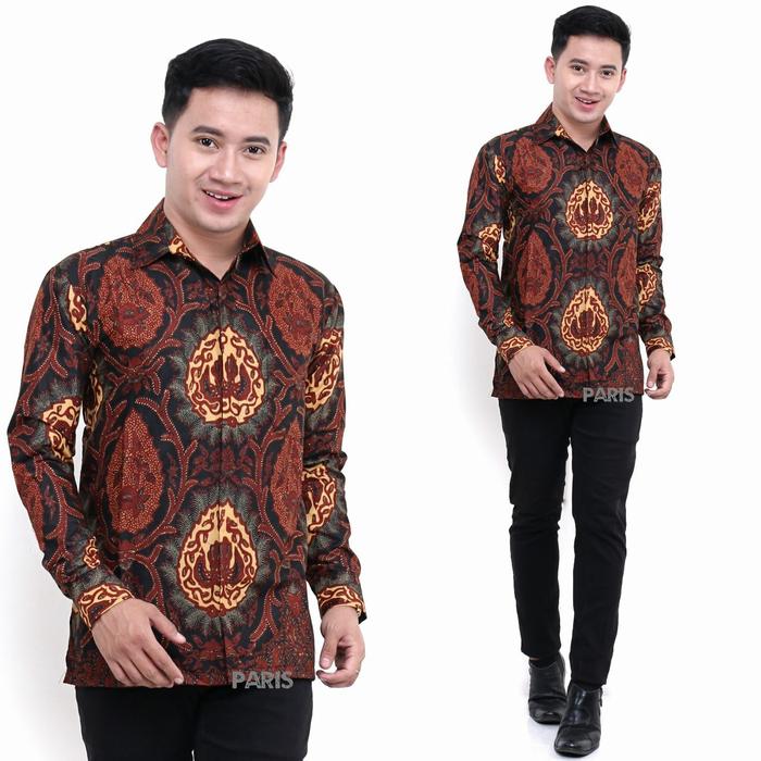 Gambar kemeja batik pria baju lengan panjang premium unggul jaya primisima - 3, L dari Batikjayakerti undefined 4 Tokopedia