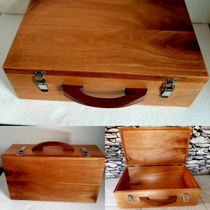 Gambar World Class Handmade Toolbox Koper Wood LIMITED for Collection 100Year dari NORTH BLUE FISHING undefined Tokopedia