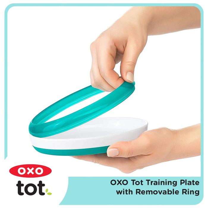 Gambar HOT SALE Oxo Tot Training Plate - Tempat makan anak - Aqua dari Happyluck88 undefined Tokopedia