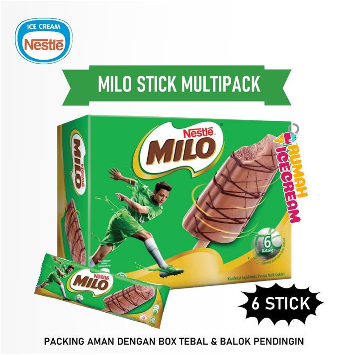 Gambar Ice Cream / Es Krim Milo Multipack Nestle - Milo Stick dari Rumah Ice Cream Indonesia undefined Tokopedia
