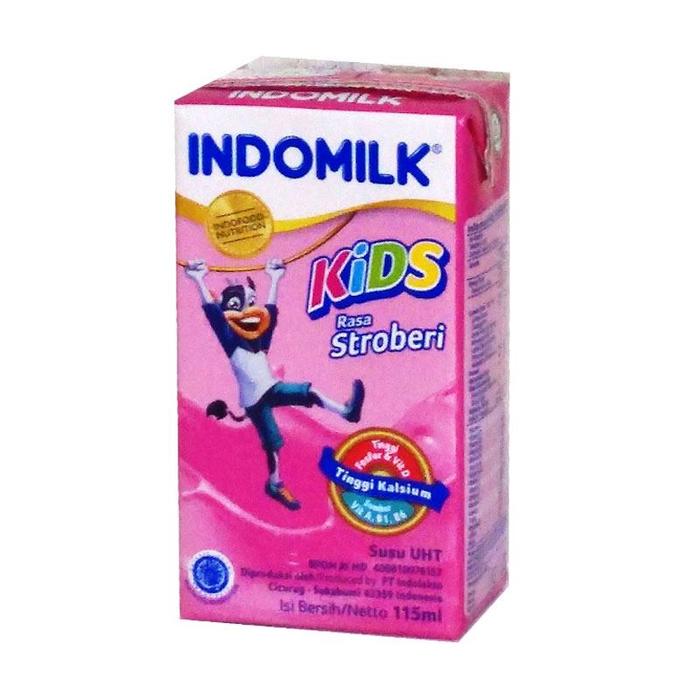 Gambar Indomilk Susu UHT Kids 115ml Paket isi 5pcs - Strawberi dari BLUE A SHOP undefined Tokopedia