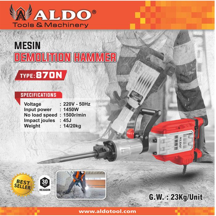 X Full Boar Electric Demolition Hammer Auction, 58 OFF