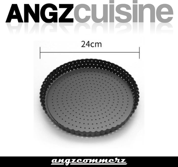 Gambar Perforated Pizza Pie Pan with removable bottom Loyang Bongkar Pasang - 9 inch dari ANGZCOMMERZ.SURABAYA undefined Tokopedia