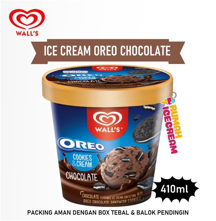 Gambar Ice Cream / Es Krim Oreo Walls - Oreo Chocolate, 410ml dari Rumah Ice Cream Indonesia undefined Tokopedia