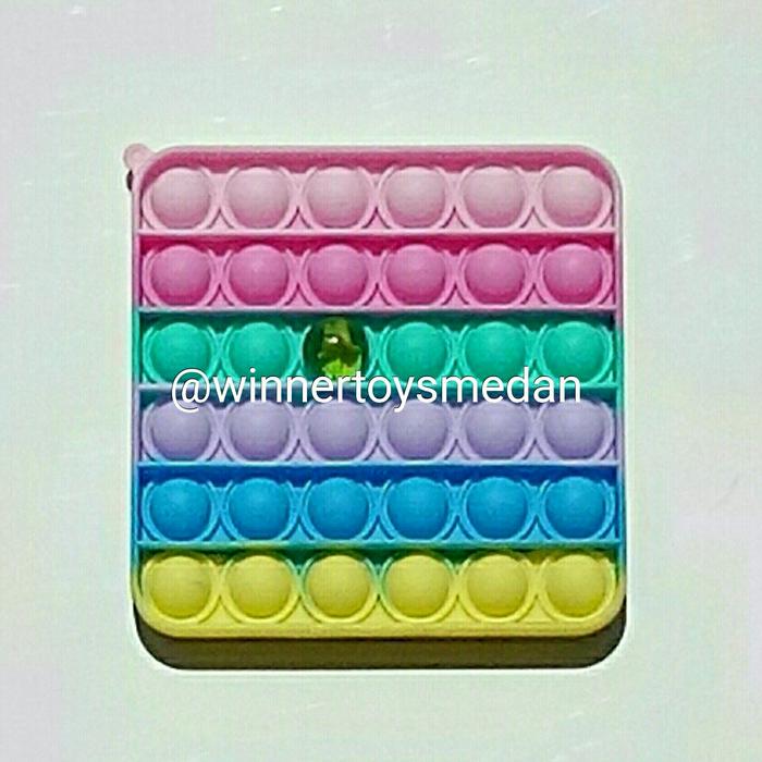 Gambar Mainan Pop it fidget Rainbow / Popit unicorn / Mainan tiktok - Unicorn dari Winnertoys undefined 2 Tokopedia