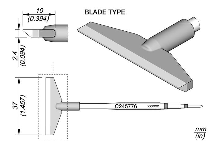 C245914 | JBC | Soldering Tips, Desoldering Tips And Hot Air Nozzles
