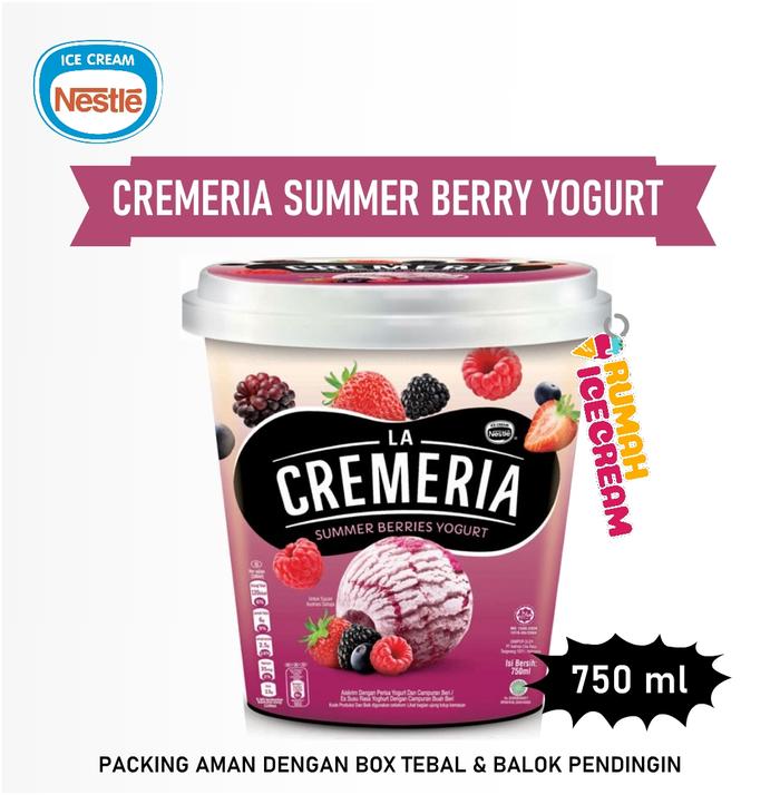 Gambar Ice Cream / Es Krim La Cremeria Nestle - Berry Yogurt dari Rumah Ice Cream Indonesia undefined Tokopedia