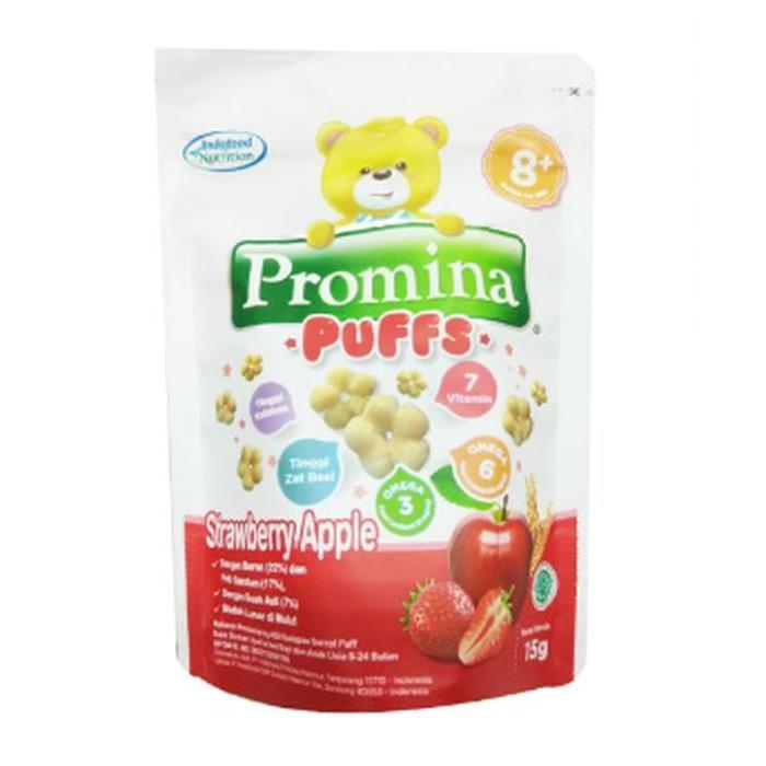 Gambar Promina Puff 15gram 8+ Blueberry, Pisang , StrwberryApple Sweet Potato - Strawbery Apple dari Babyboostore undefined Tokopedia