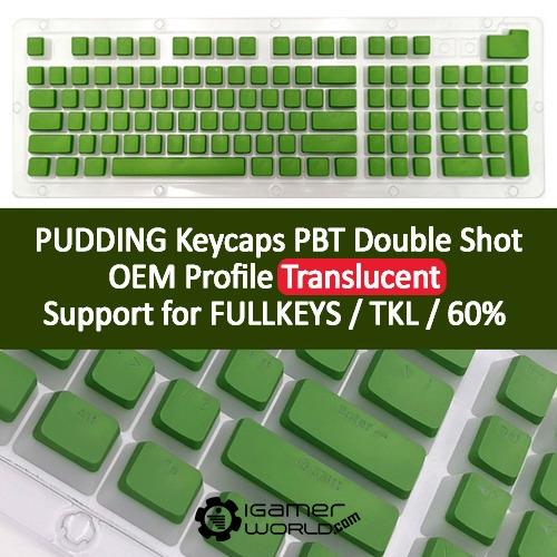 Gambar Keycaps Pudding PBT Doubleshot 108 Keys - Dark Green dari Igamerworld Surabaya undefined Tokopedia