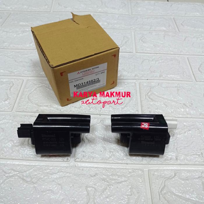 Gambar COIL IGNITION KOIL PENGAPIAN MITSUBISHI T120SS INJEKSI ORI 1SET 2PC dari KARYA MAKMUR AUTOPART undefined Tokopedia