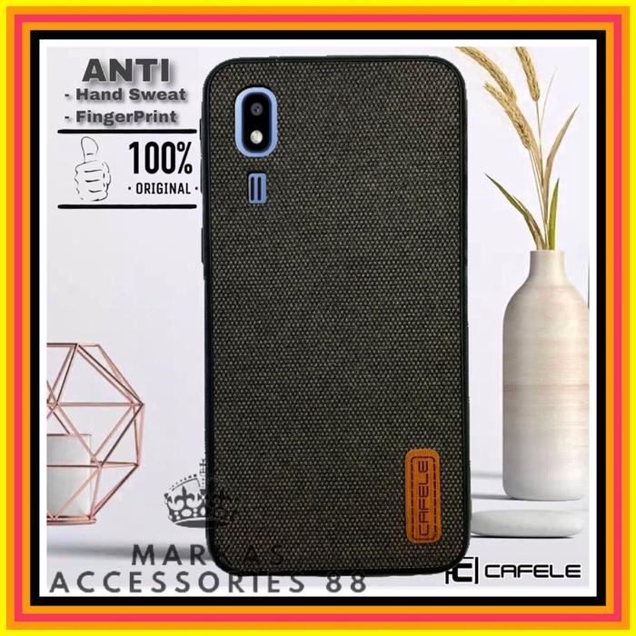 Gambar SAMSUNG GALAXY A2 CORE A260 FABRIC DENIM ORIGINAL CASE COVER CAFELE - BLACK, SMSNG G A2 CORE dari Markas acc 88 undefined Tokopedia