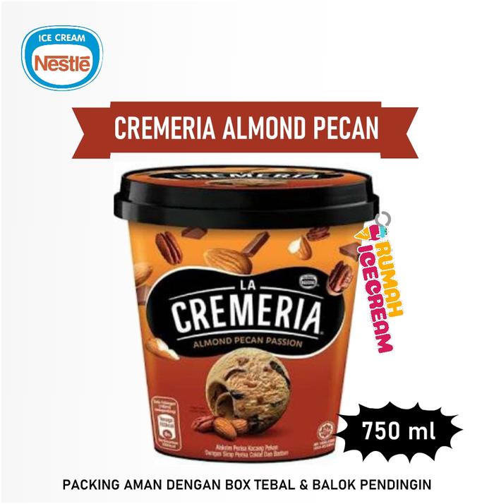 Gambar Ice Cream / Es Krim La Cremeria Nestle - Almond Pecan dari Rumah Ice Cream Indonesia undefined Tokopedia
