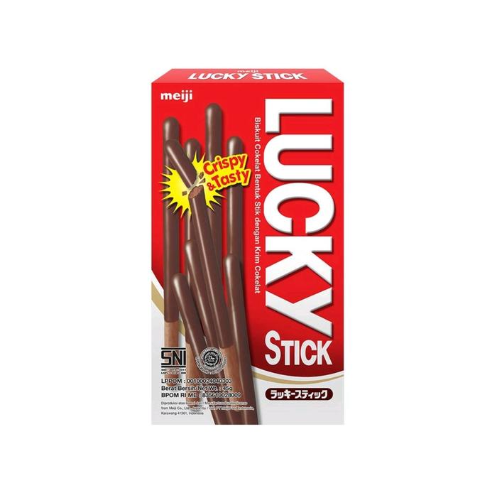 Gambar LUCKY STICK CHOCOLATE/STRAWBERRY 45G, LUCKY STICK COKLAT/STROBERI dari Yom Mart undefined 2 Tokopedia